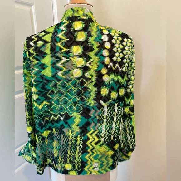 Ruby Rd.Fun Print Blouse - Picture 2 of 5